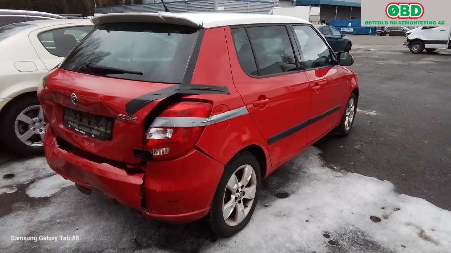 Škoda Fabia 2010-2014 (Type II, Fase 2) , Motorkode: CBZA, Girkassekode: 