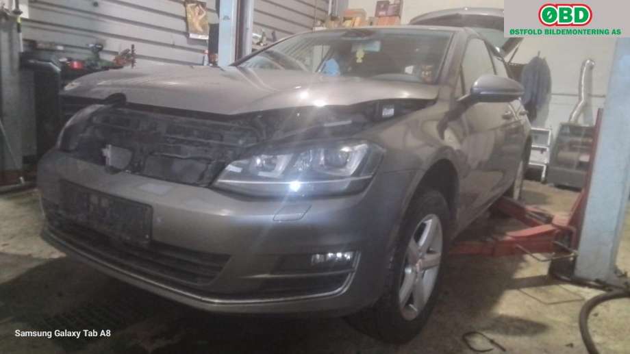 VW Golf VII 2012-2017 (Fase 1) , Motorkode: CLHA, Girkassekode: 