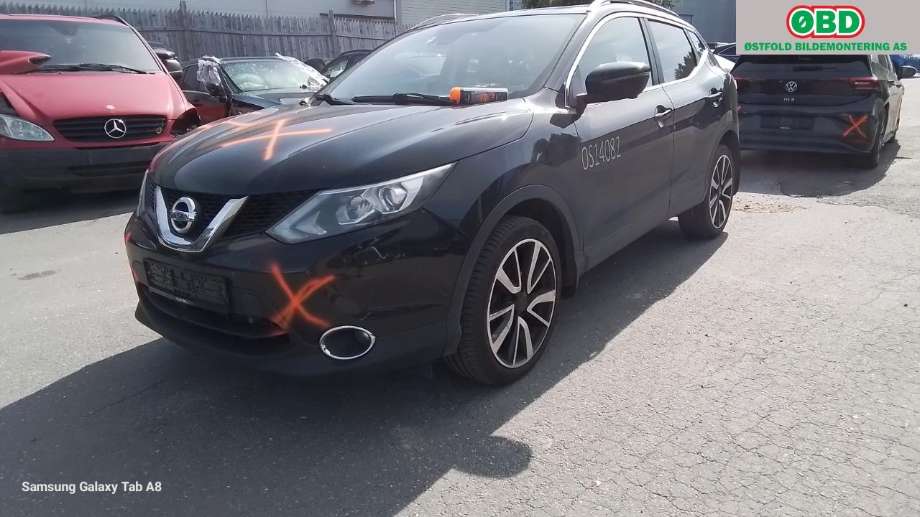 Nissan Qashqai 2014-2021 (Type II) , Motorkode: HRA2DDT, Girkassekode: