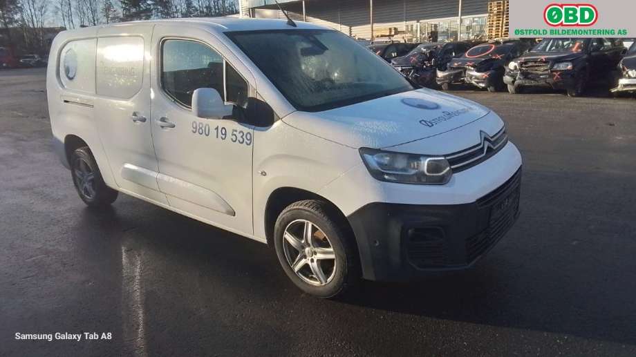 Citroën Berlingo 2019-->> (Type III) , Motorkode: YHY, Girkassekode: 