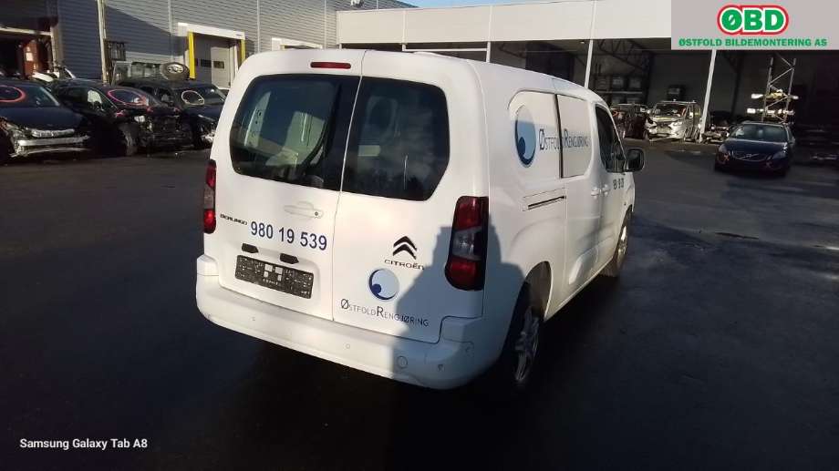 Citroën Berlingo 2019-->> (Type III) , Motorkode: YHY, Girkassekode: 
