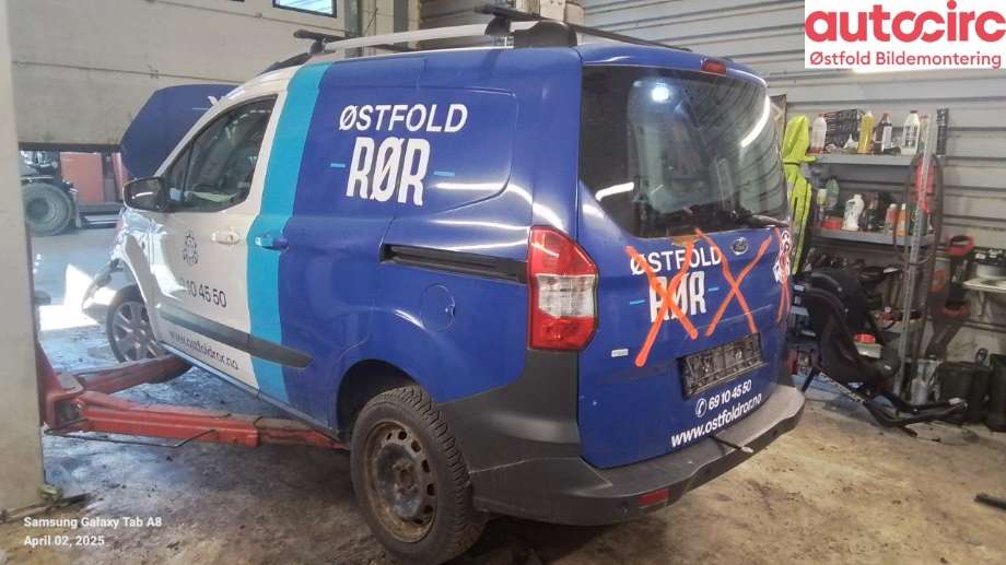 Ford Transit Courier 2014-2018 (Type I, Fase 1) , Motorkode: XUCC, Girkassekode: 