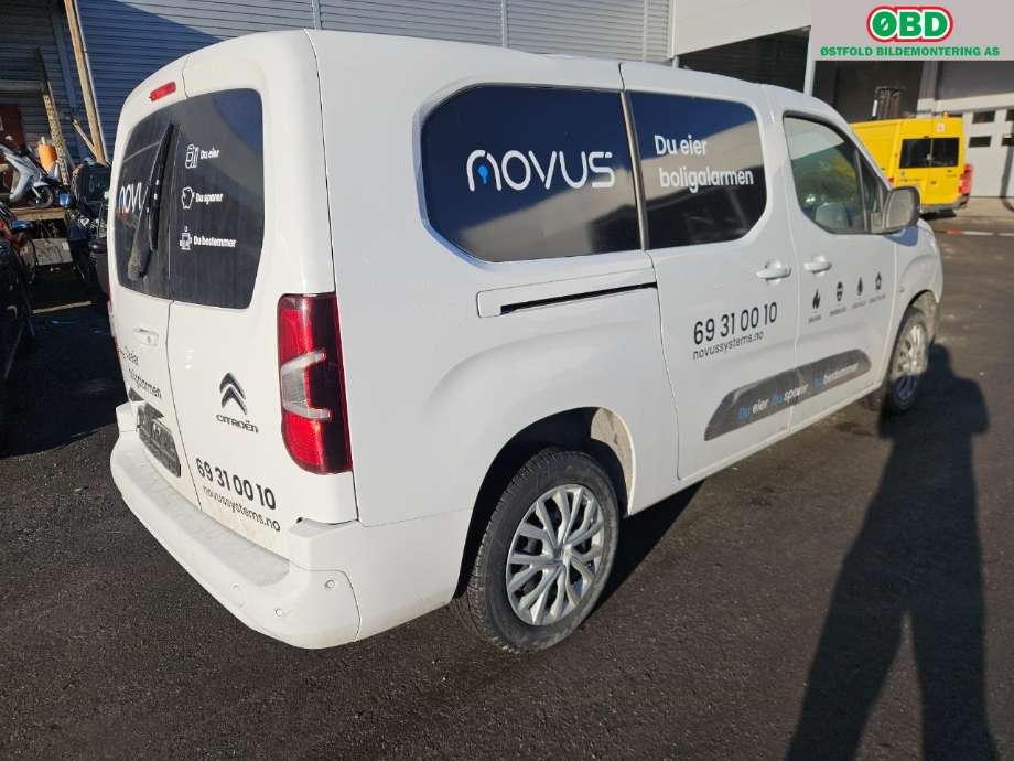 Citroën Berlingo 2019-->> (Type III) , Motorkode: YHZ, Girkassekode: 