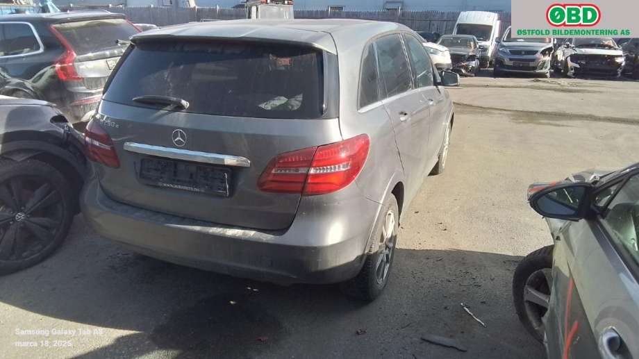Mercedes B-Klasse 2011-2018 (W246) delebil , Motorkode: EM780.990, Girkassekode: 