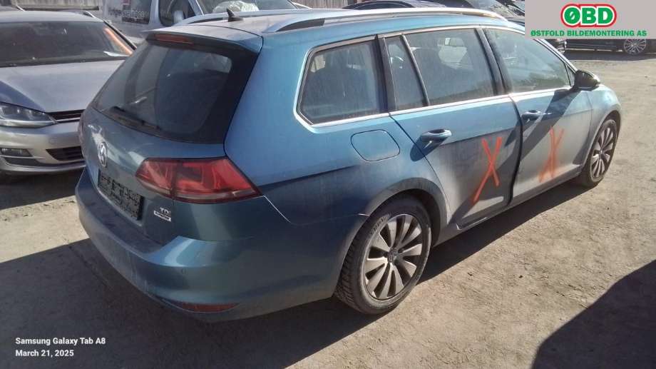 VW Golf VII 2012-2017 (Fase 1) , Motorkode: CXXB, Girkassekode: 