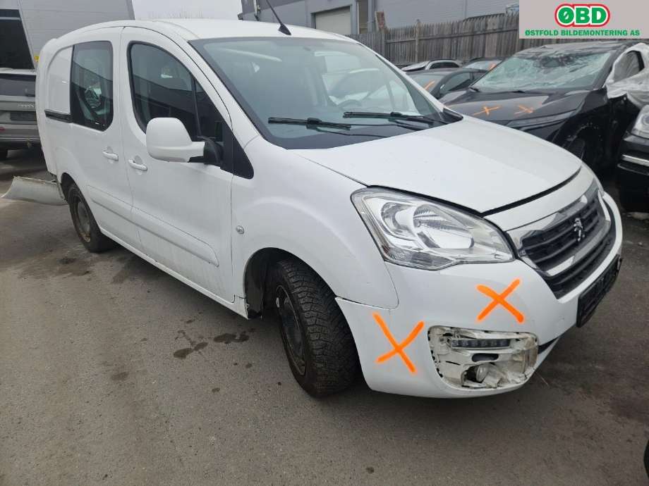 Peugeot Partner 2015-2019 (Type II, Fase 2) , Motorkode: BHY, Girkassekode: 