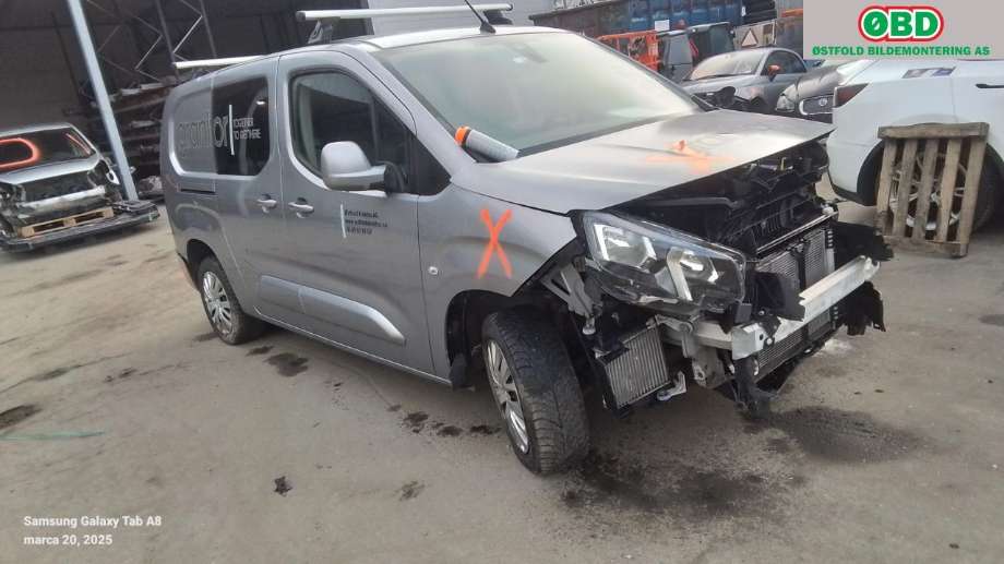 Peugeot Partner 2019-->> (Type III) , Motorkode: YHZ, Girkassekode: 