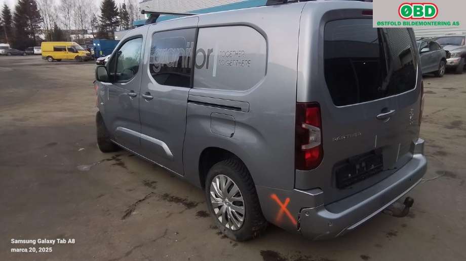 Peugeot Partner 2019-->> (Type III) , Motorkode: YHZ, Girkassekode: 