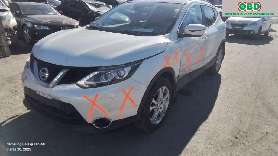 Nissan Qashqai 2014-2021 (Type II) , Motorkode: HRA2DDT, Girkassekode: 