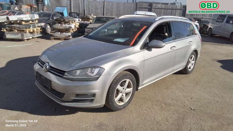 VW Golf VII 2012-2017 (Fase 1) , Motorkode: CXSA, Girkassekode: