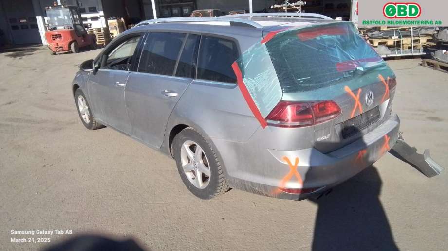 VW Golf VII 2012-2017 (Fase 1) , Motorkode: CXSA, Girkassekode:
