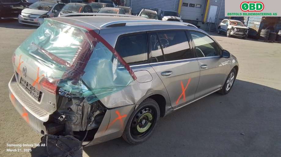 VW Golf VII 2012-2017 (Fase 1) , Motorkode: CXSA, Girkassekode:
