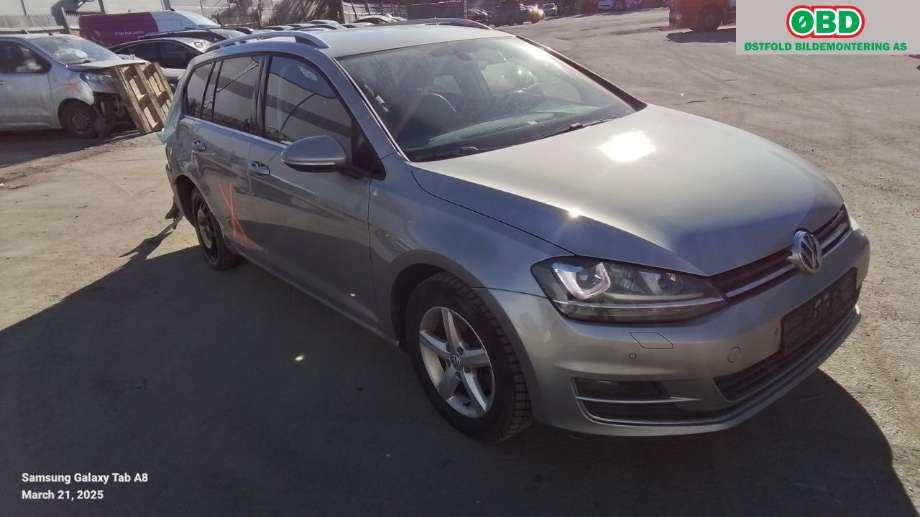 VW Golf VII 2012-2017 (Fase 1) , Motorkode: CXSA, Girkassekode: 
