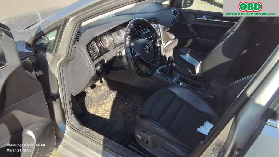 VW Golf VII 2012-2017 (Fase 1) , Motorkode: CXSA, Girkassekode: