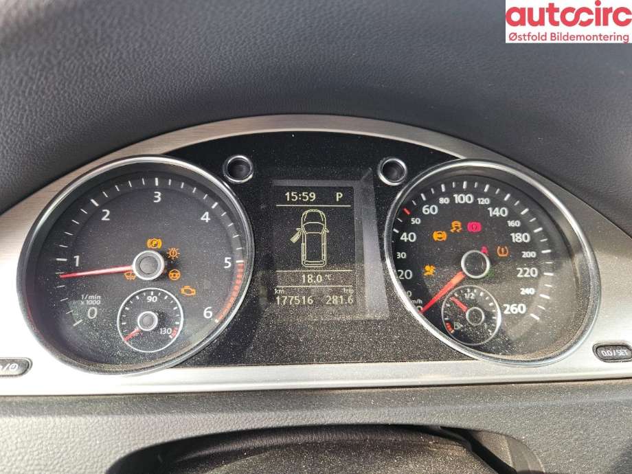 VW Passat 2011-2015 (B7) (B7), Motorkode: CAYC, Girkassekode: 