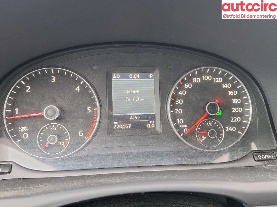 VW Touran 2010-2015 (Type I, Fase 3) , Motorkode: CFHC, Girkassekode: 