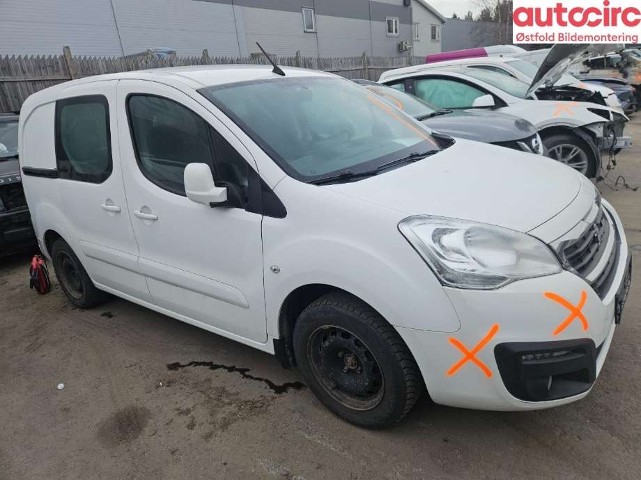 Peugeot Partner 2015-2019 (Type II, Fase 2) , Motorkode: BHY, Girkassekode: 