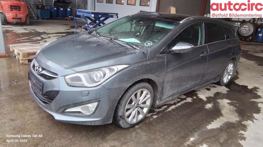 Hyundai i40 2012-2017 delebil , Motorkode: D4FD, Girkassekode: 