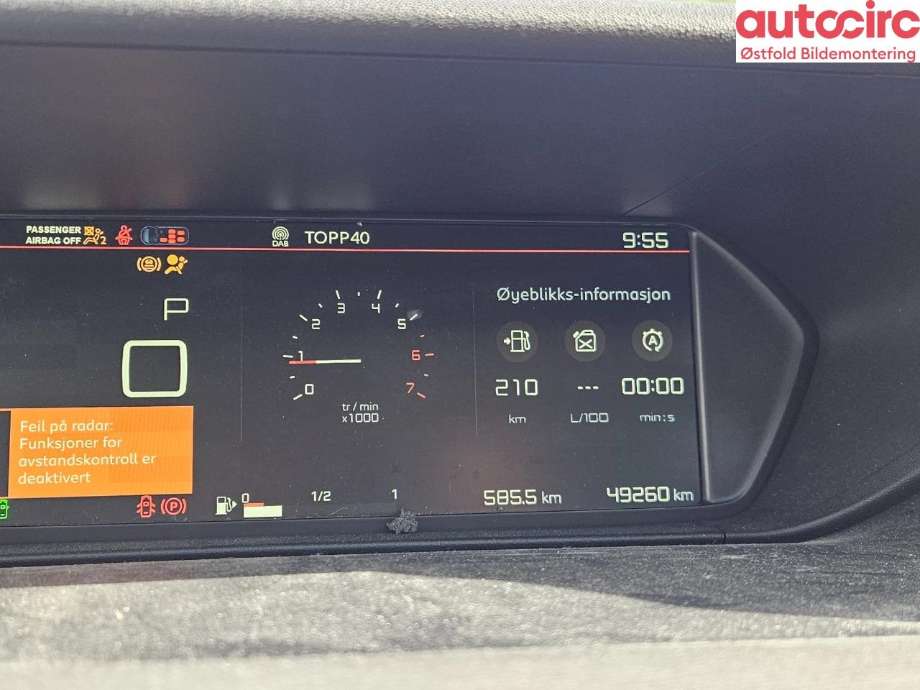 Citroën C4, Spacetourer 2019-->> , Motorkode: YHZ, Girkassekode: 