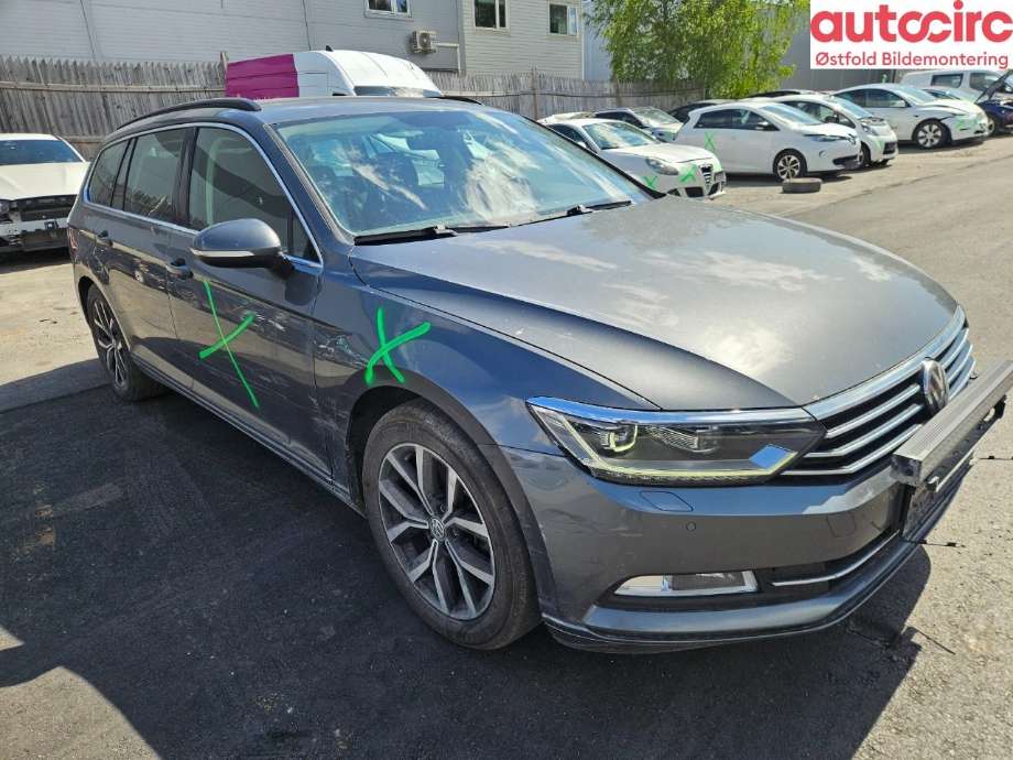 VW Passat 2015-2019 (Fase 1) (B8) (B8), Motorkode: DCXA, Girkassekode: