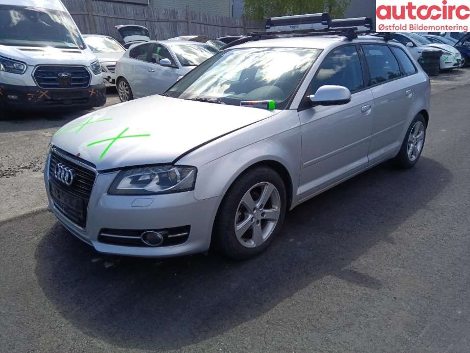 Audi A3 2009-2012 (Type II, Fase 2) , Motorkode: CAYC, Girkassekode: 