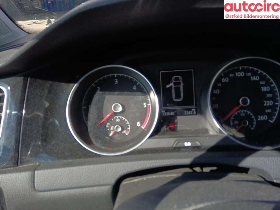 VW Golf VII 2012-2017 (Fase 1) , Motorkode: CRLB, Girkassekode: 