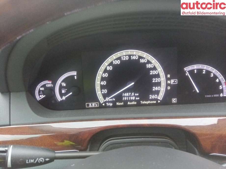 Mercedes S-Klasse 2005-2013 (W221) (W221), Motorkode: OM642.932, Girkassekode: 
