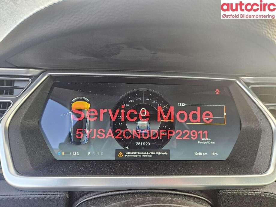 Tesla Model S 2013-2016 (Fase 1) , Motorkode: L1S, Girkassekode: 