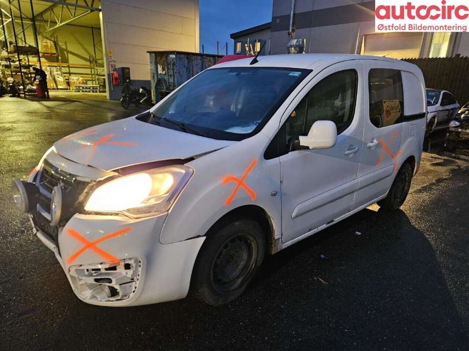 Peugeot Partner 2015-2019 (Type II, Fase 2) , Motorkode: BHY, Girkassekode: 