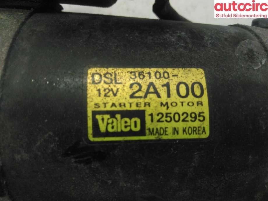 Starter diesel til Hyundai i30 2007-2012 (Type I)  (HYUNDAI|361002A100|)