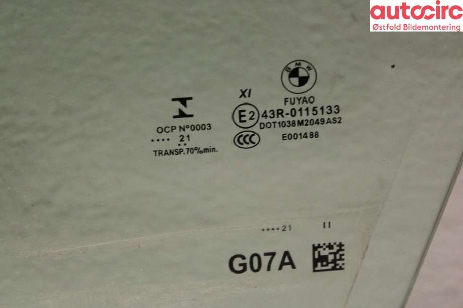 Siderute venstre foran til BMW X5 2018-->> (G05) (G05) (BMW|51 33 8 496 035|)