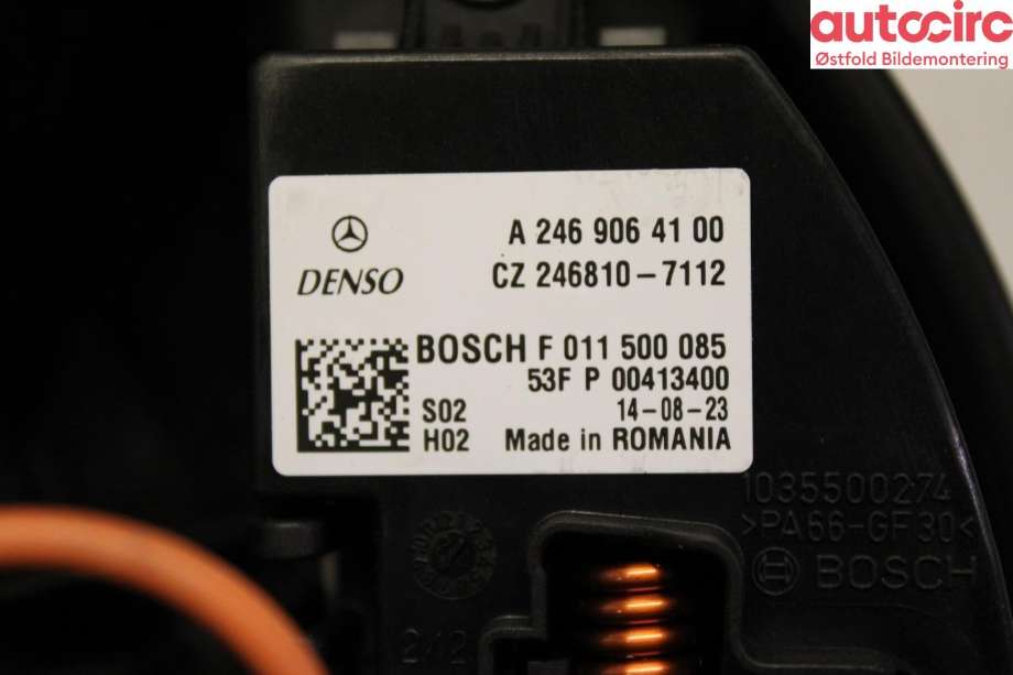 Varmeapparat motor til Mercedes A-Klasse 2012-2018 (W176) (W176) (MERCEDES|A 246 906 42 00|)