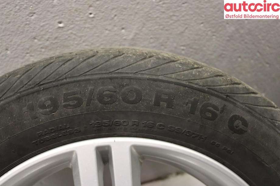 Felgsett aluminium til Fiat Doblo, 2010-->> (Type II)  (FIAT|)