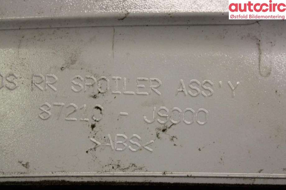 Spoiler bakluke til Hyundai Kona 2017-2021 (Type I, Fase 1)  (HYUNDAI|87210J9000|)