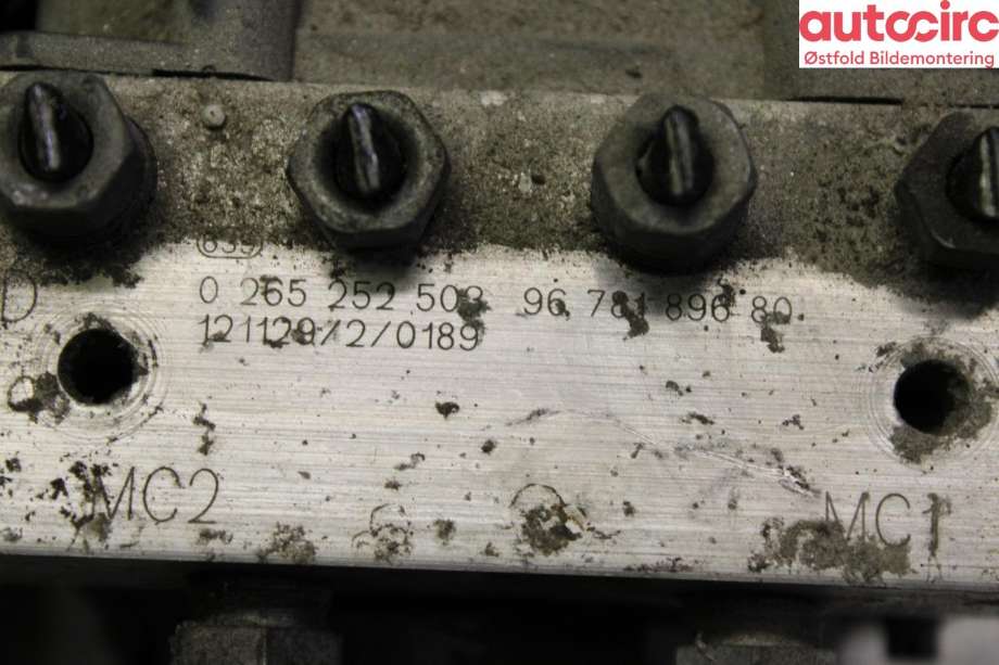 ABS sentral til Peugeot 508 2011-2014 (Type I, Fase 1)  (PEUGEOT|16 092 337 80|)
