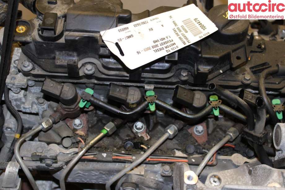 Motor diesel til Peugeot 3008 2009-2016 (Type I)  (PEUGEOT|0135 TQ|)