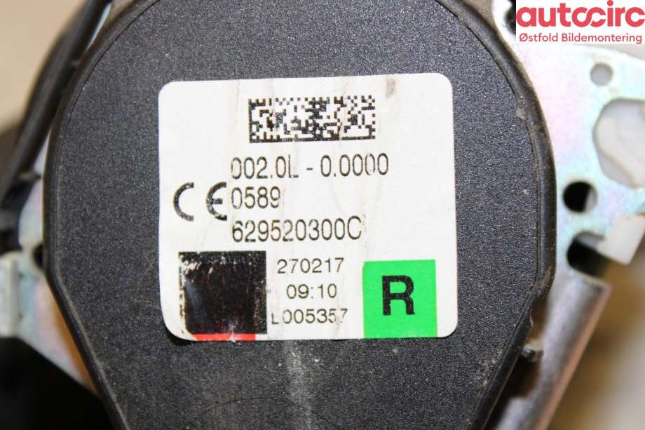 Airbag beltestrammer til Mercedes Vito 2014-->> (W447) (W447) (MERCEDES v250 4-matic|A 447 860 37 85|)