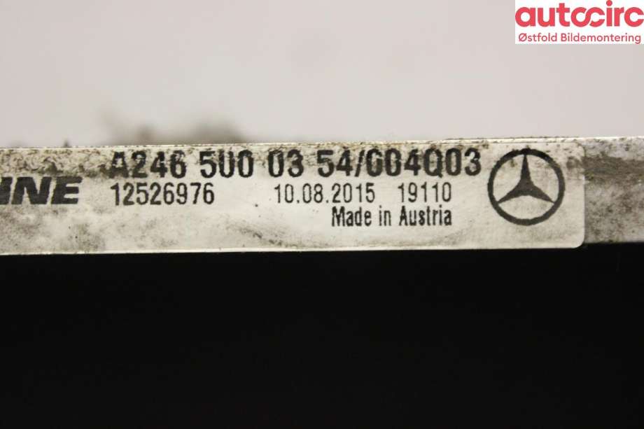 Aircondition radiator til Mercedes B-Klasse 2011-2018 (W246) (W246) (MERCEDES|A 246 500 00 54|)