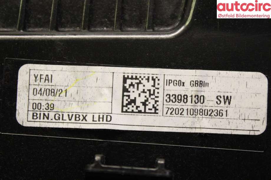 Hanskerom til BMW X5 2018-->> (G05) (G05) (BMW|51 16 9 472 465|)