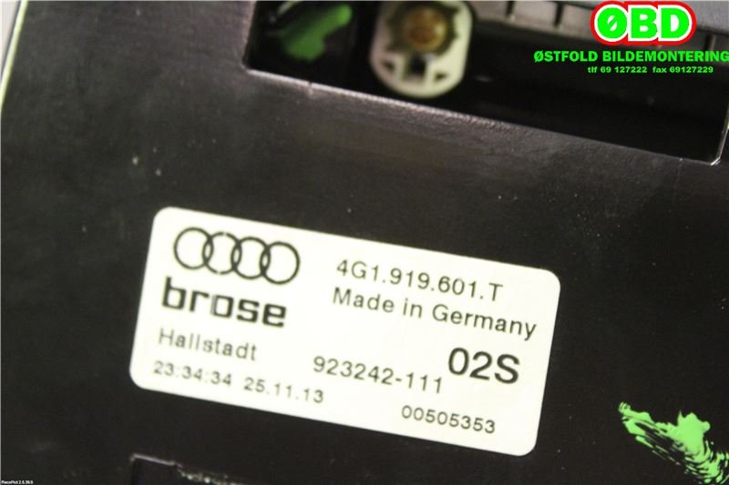 Instrument kjørecomputer til Audi A6, Allroad 2012-2014 (Type III, Fase 1) (C7) (C7) (4G0 919 607 J||4G1919601T)