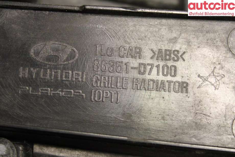 Grill til Hyundai Tucson 2003-2009  (|86351-D7100)