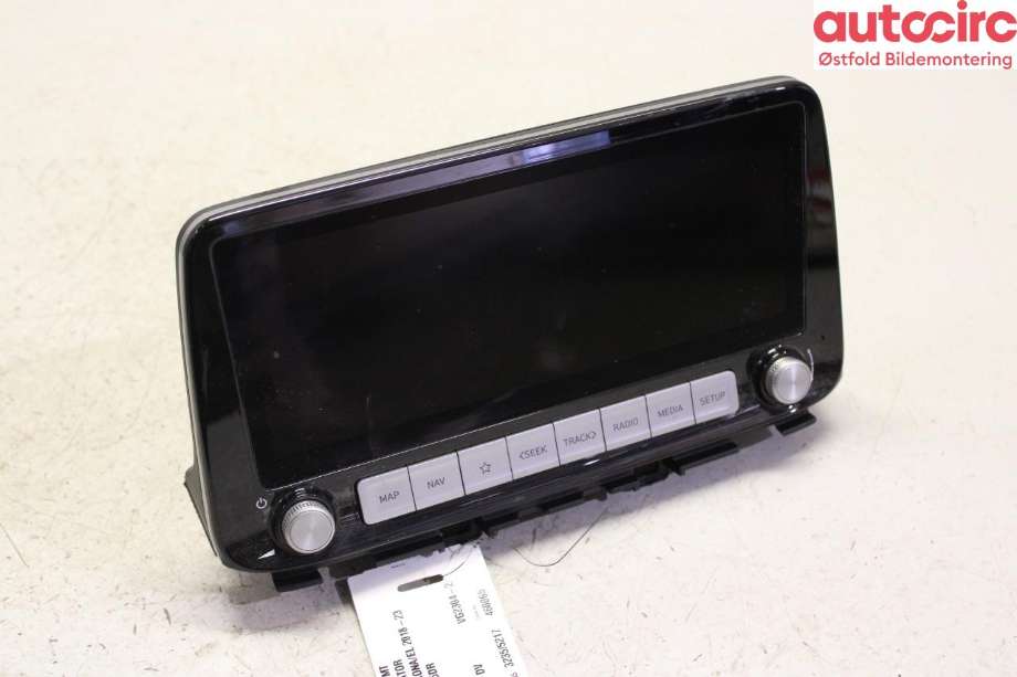 Bilstereo navigasjon til Hyundai Kona, 2017-2021 (Type I, Fase 1)  (HYUNDAI|96560K4120TMT)