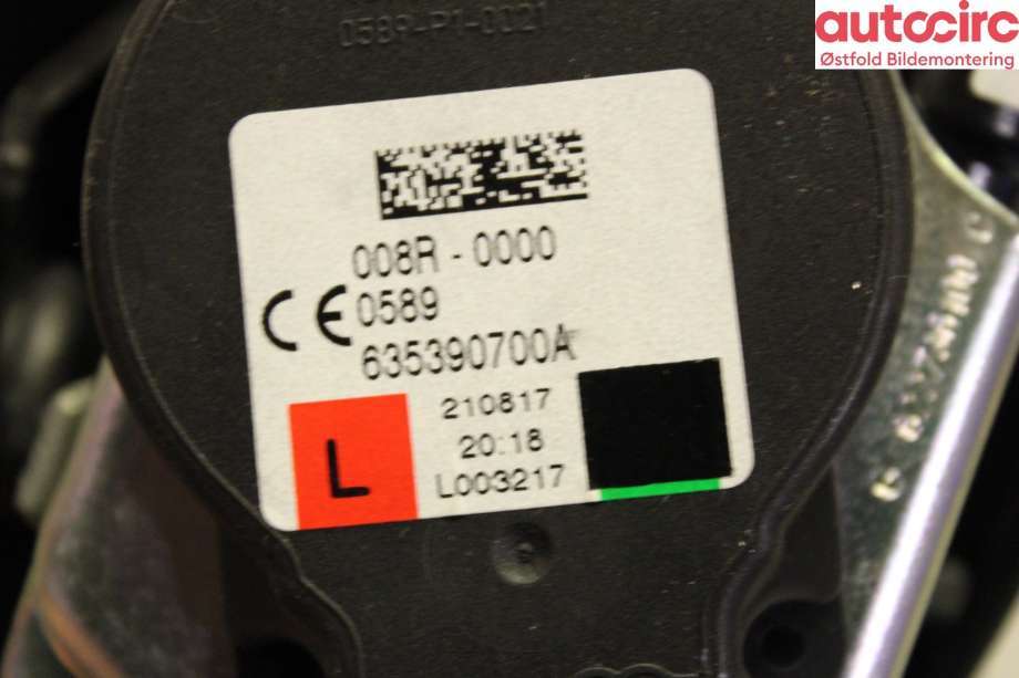 Airbag beltestrammer til Jaguar F-TYPE 2013-->>  (JAGUAR|T2R25835PVJ|)