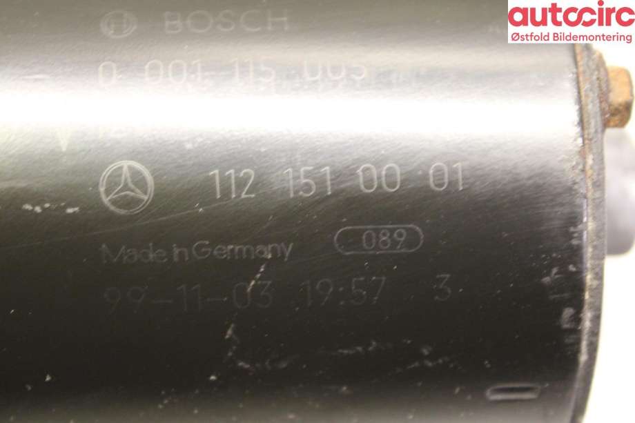 Starter til Mercedes CLK 1997-2002 (C208) (C208) (MERCEDES CLK 55 AMG|A 112 151 00 01|)
