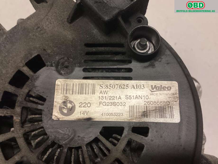 Dynamo til BMW X3 2010-2017 (F25) (F25) (BMW|12 31 8 579 420|)
