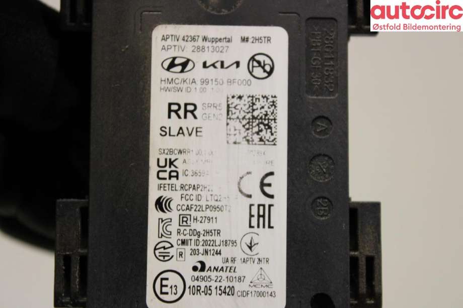 Sensor radar til Hyundai Kona 2024-->> (Type II) (HYUNDAI|99150BF000|)