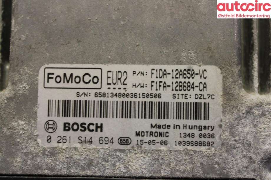 Styreenhet motor til Ford C-Max 2010-2015 (Type II, Fase 1) (FORD|1920994|)