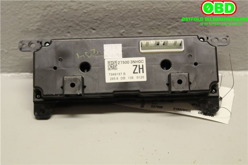 Varmeapparat betjening til Nissan Leaf 2011-2017 (Type I)  (NISSAN|275003NH0C|)