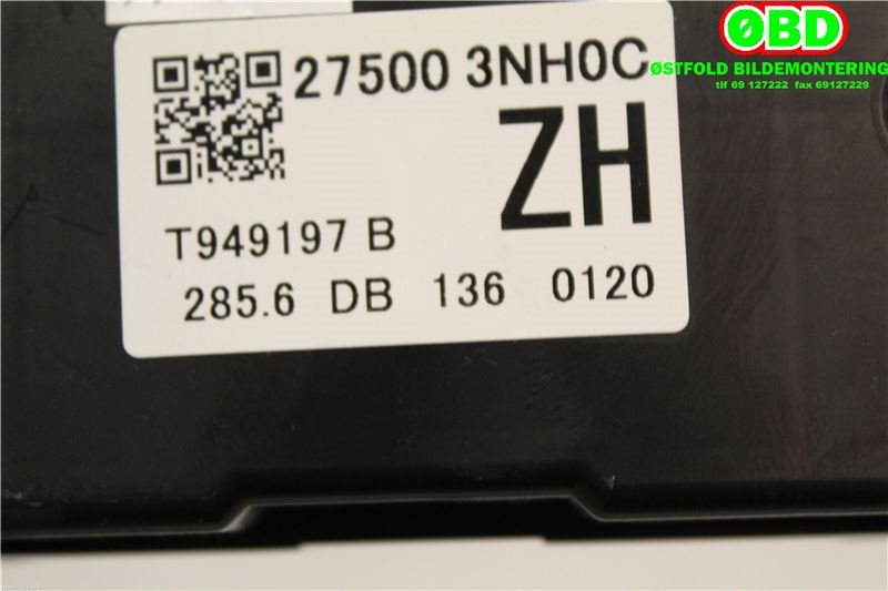 Varmeapparat betjening til Nissan Leaf 2011-2017 (Type I)  (NISSAN|275003NH0C|)