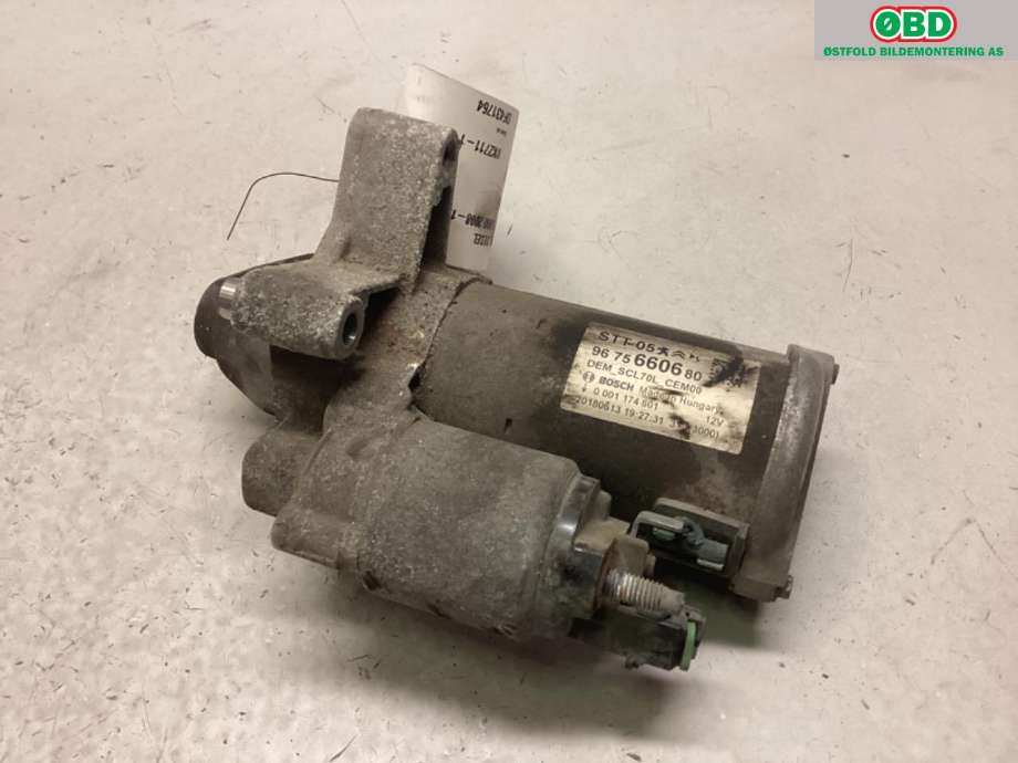 Starter diesel til Citroën Berlingo 2015-2019 (Type II, Fase 2)  (CITROEN|96 756 606 80|1627650980|)